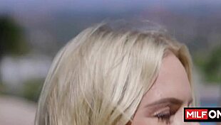 Blonde busty milf trainer seduces student with big tits - rachael cavalli codey steele