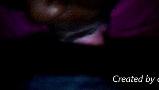 Amateur Mouth Close-Up in Ebony Allure Wet Scene