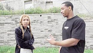 i'm a horny girl walking the streets, begging for big cocks to fuck me