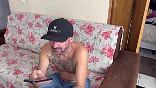 risky masturbation for the maid