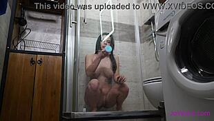 Horny Teen Needs to Cum Before Shower