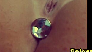 Cute Teen Girl Uses Butt Plug And Anal Dildo For Intense Masturbation On Webcam In High Definition