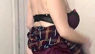 A Neighbor With Natural Tits Visits Your Room