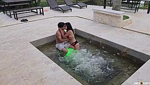 I get fucked by my step-mother's suitor and we get caught by her and my step-dad