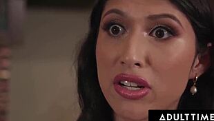 Adult Time - Penelope Woods Serves Dessert at Dinner Party Gathering