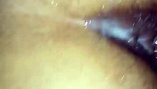 bbc teasing her creamy pussy so good