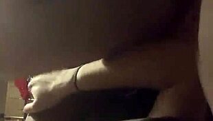 Pounding her pussy deep with big black cock