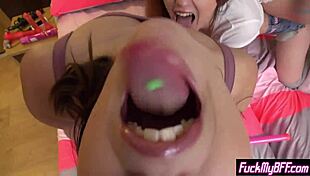 petite sorority teen seduced by neighbor's huge cock