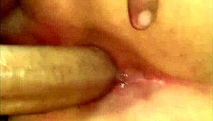 Friend Assfucks Wife and Creampies Her