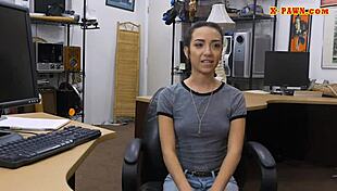 Very Slim Teen Drilled By Pawnshop Owner In POV