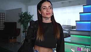 Rubi Cosmo Tries Deepthroat Rough Fucking