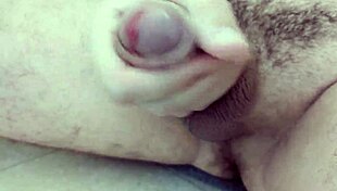 Quick masturbation in the bathroom