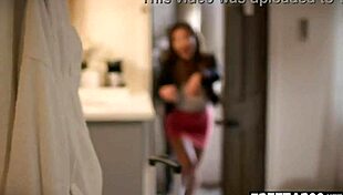 Nicole doshi rides her boyfriend's brother's huge cock secretly behind his back