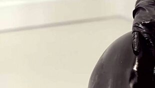 Shemale Unleashes Intense BDSM Spunking