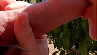 Hot Wife Delivers Amazing Public Blowjob Outdoors