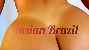 asian hottie twerking her ass on big cock to brazilian funk - lina nakamura and john coffee