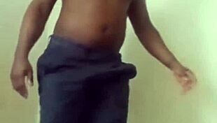 she fingers and spreads her open anus in sheer view