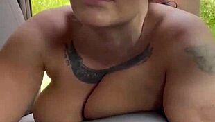 Big Titty HOOKER Gets FUCKED In Public & Catches Cum