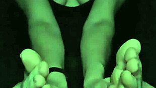 Relaxing post workout footrub session focusing on toes and soles for recovery