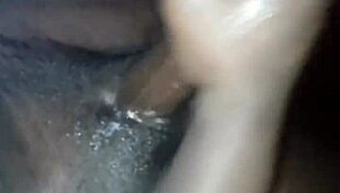 Big black dick fucks ass and gets cum covered