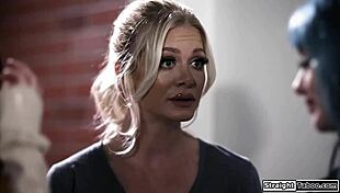 Busty Babe Seduced by Taboo Milf Landlady