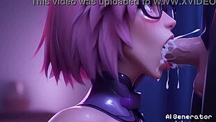 fate grand order mash kyrielight in a subtle nude cartoon collection