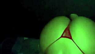 Wife enjoys black cock in glory hole