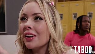 Detention Chaos As Teacher And Delinquents Cum On Haley Spades