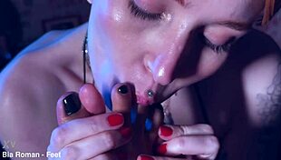 Naughty Feet Made To LICK!