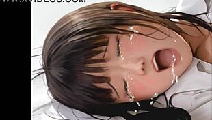 Cute japanese schoolgirls squirt in their uniforms, wow!