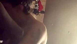 Pounding her pussy deep with big black cock