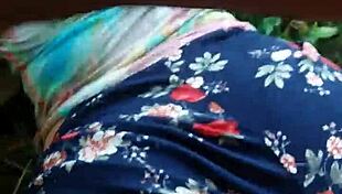 Latina wife fucks in the woods