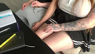 when teacher isnt looking olivia bay flashes big cock