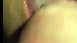 sabrinafoxy, the colombian latina, starts the week with a great blowjob for her boyfriend, swallowing his hot cum.