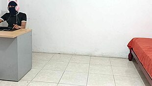 I masturbate my cock after my stepsister gets me horny!