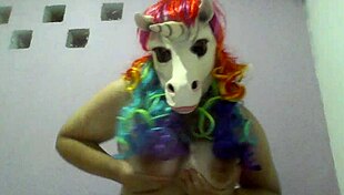 lingerie-clad girl waits on all fours for first time touch