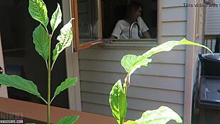 nikki bent over for doggystyle fucking