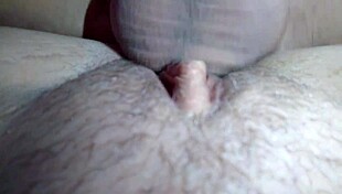 amateur couple's passionate close up anal sex