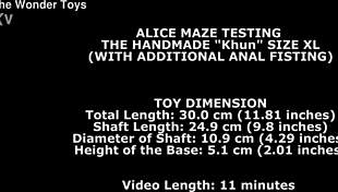 i test the handmade khun xl with anal fisting