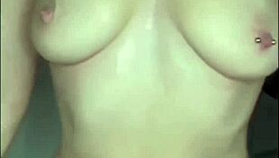 slutty british coed's horny girlfriend experience on webcam