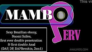 Naomi Salles takes first double penetration