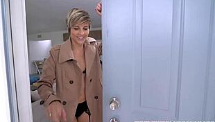 petite makenna blue gets punished in garage