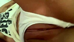 hot girl masturbates on cousin's bed before he comes