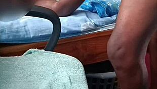 Huge Cumshot from African Amateur Couples on Sheer