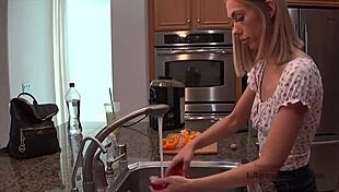 Young Model Auditions with Fake Agent in Casting Session