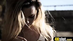 Charitable man turns nasty with teen's natural tits and ass