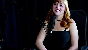 Teen does sensual stripper show on stage