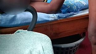 Huge Cumshot from African Amateur Couples on Sheer