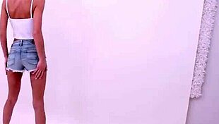 Young Model Auditions with Fake Agent in Casting Session