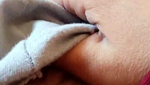 Amateur Milf Touches Herself Intensely In Pajamas, Reaching Orgasm